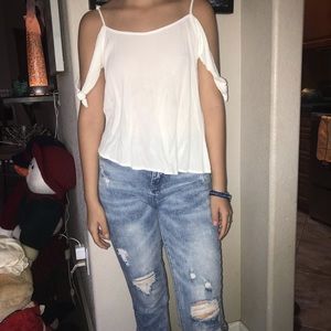 Off the shoulder shirt